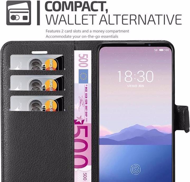 Actual product image Cadorabo Book with stand function cover (Meizu 16Xs)