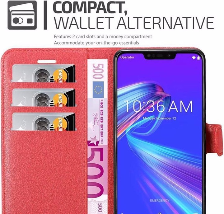 Produktbild Cadorabo Book mit Standfunktion Cover (Asus Zenfone Max (M2))
