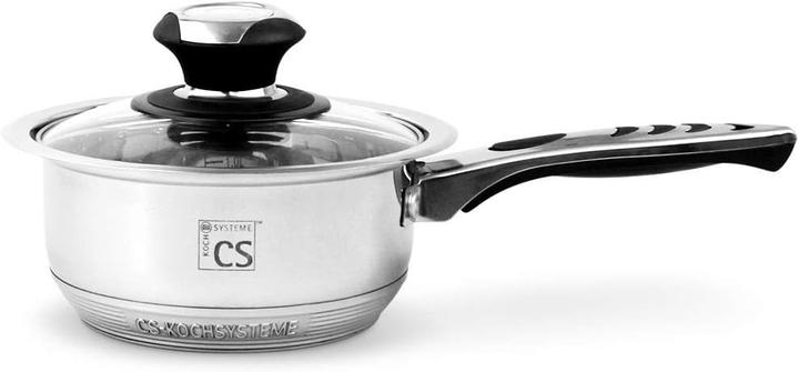 Immagine prodotto Carl Schmidt Sohn Set di pentole in acciaio inox, 16 pezzi (24 cm, Set di pentole e padelle da cucina, Acciaio inossidabile)