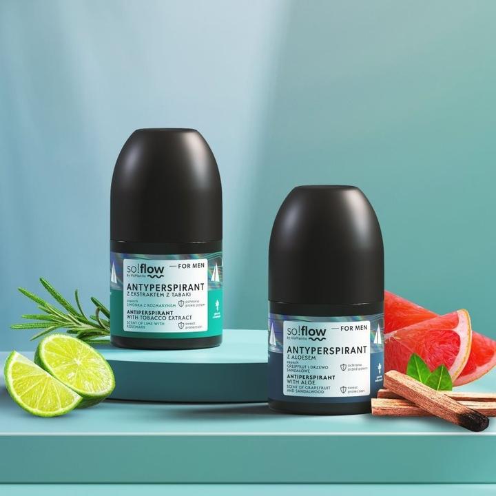 Actual product image SoFlow Antiperspirant Roll-On for Men (Roll-on, 50 ml)