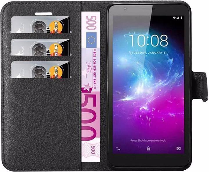 Actual product image Cadorabo Book with stand function cover (ZTE Blade A3)