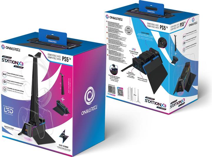 Produktbild Oniverse Ps5 Fast Charging Station - Black (PS5)