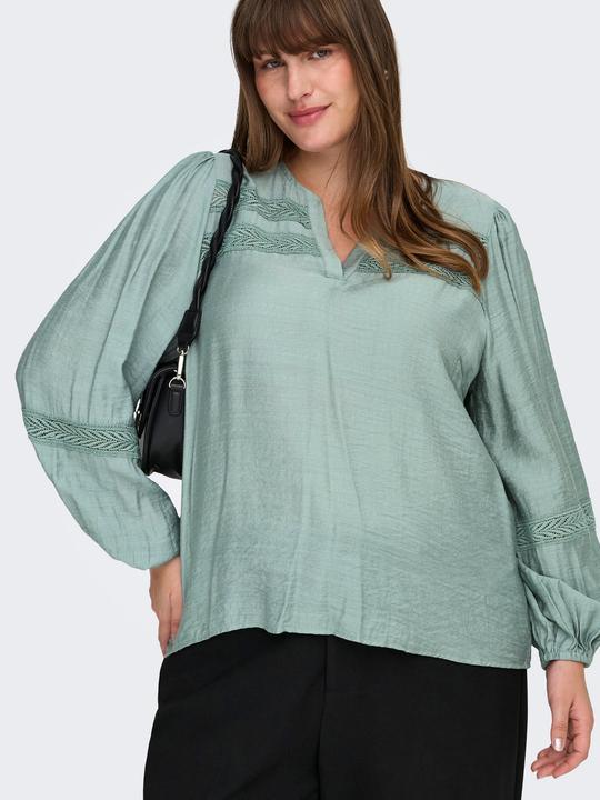 Immagine prodotto Only Vestibilità regolare Scollo a V con maniche a palloncino Top Top (44)