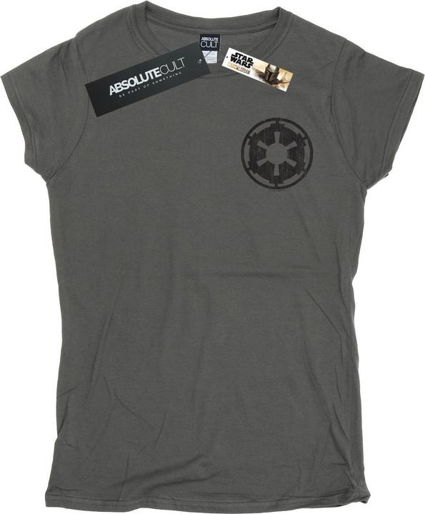 Image du produit Star Wars - T-shirt THE MANDALORIAN GALACTIC EMPIRE INSIGNIA BREAST PRINT - Femme (S)