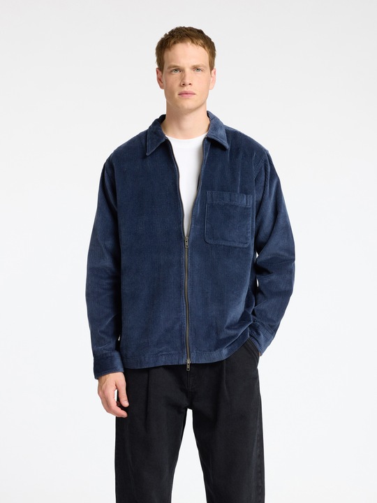 Image du produit Selected Homme Slh-Jake Cord Overshirt Ls Zip Noos (S)