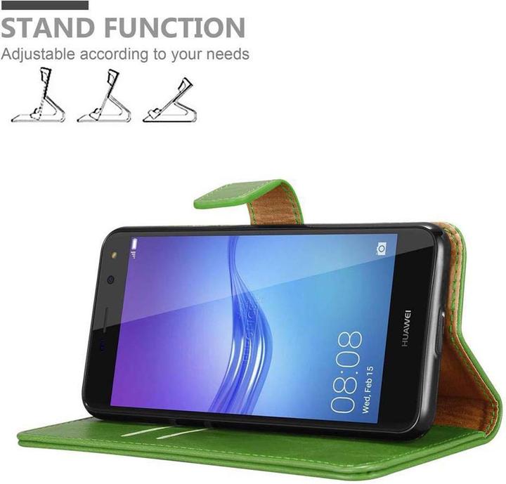 Actual product image Cadorabo Book Luxury Cover (Huawei Y6 (2017))