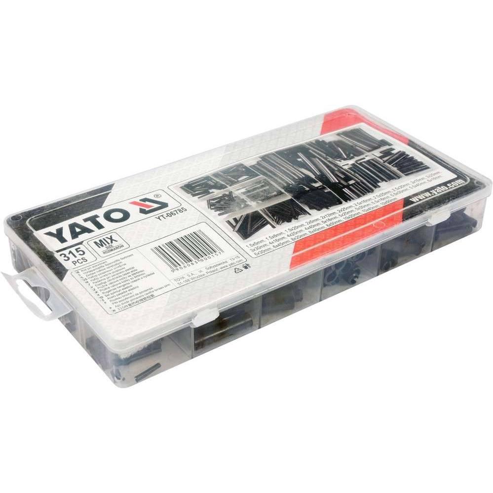 Yato, Schraubstock + Zwinge, Profi Hohlsplinte Sortiment 315 tlg.