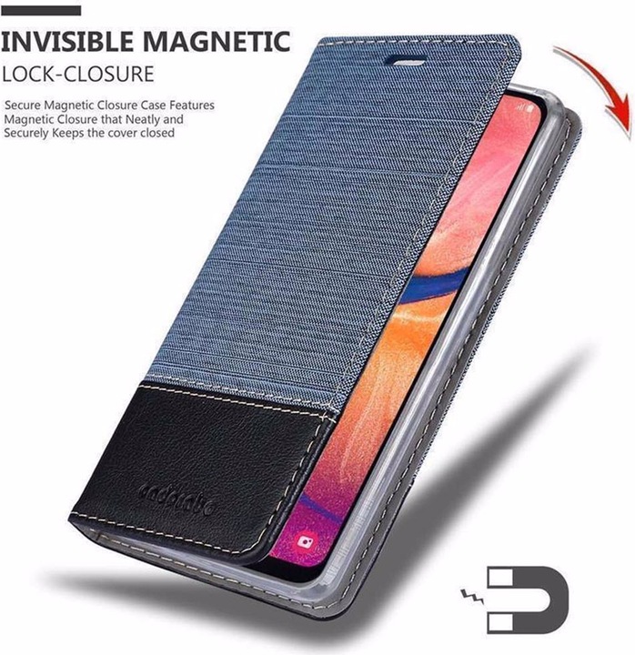 Actual product image Cadorabo Book Jeans Optics Cover (Samsung Galaxy A10e)
