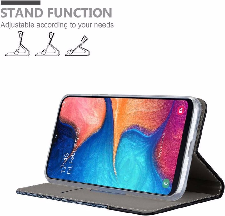 Actual product image Cadorabo Book Jeans Optics Cover (Samsung Galaxy A10e)