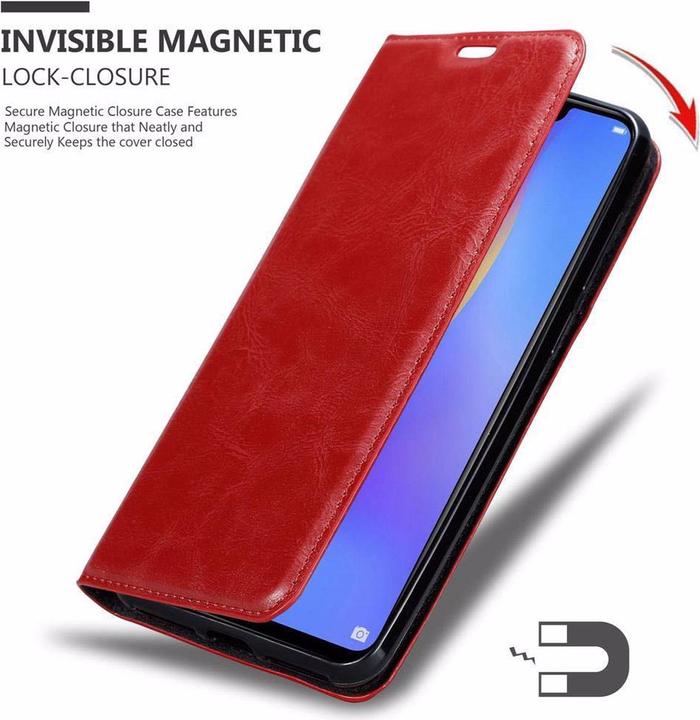 Actual product image Cadorabo Book Invisible Magnet Cover (Samsung Galaxy J4 Prime, Sasmung Galaxy J4 Core)