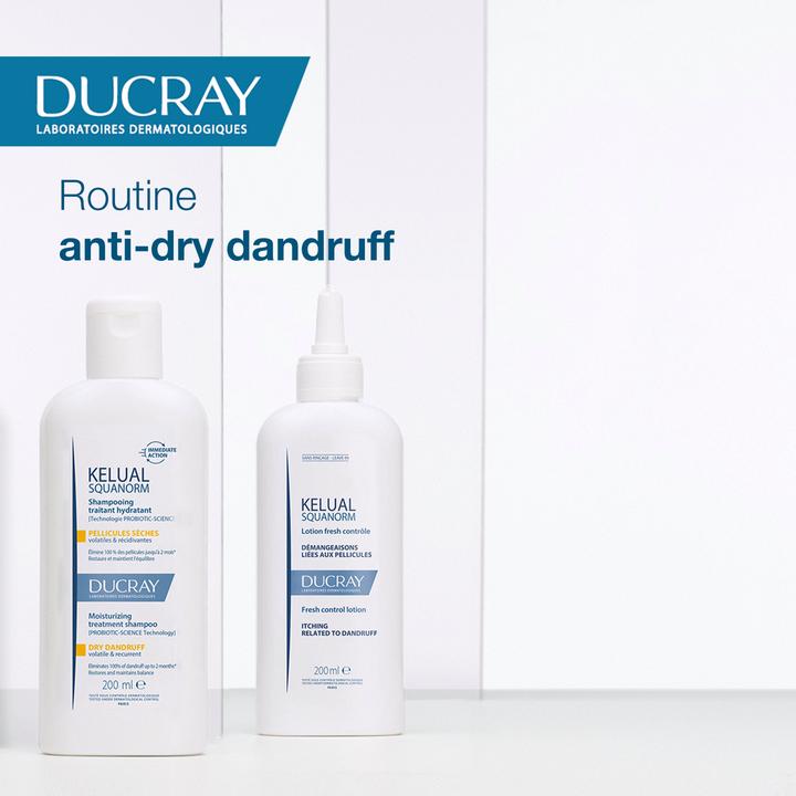 Produktbild Ducray Kelual Squanorm (200 ml, Flüssiges Shampoo)