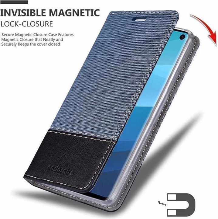 Actual product image Cadorabo Book Jeans Optics Cover (Samsung Galaxy S10)