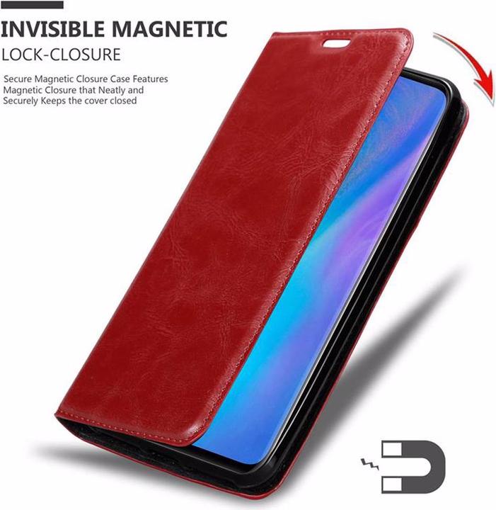 Actual product image Cadorabo Book Invisible Magnet Cover (Huawei P30 Pro)