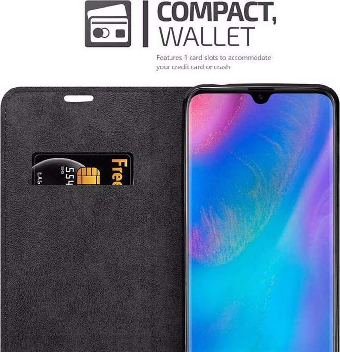 Actual product image Cadorabo Book Invisible Magnet Cover (Huawei P30 Pro)