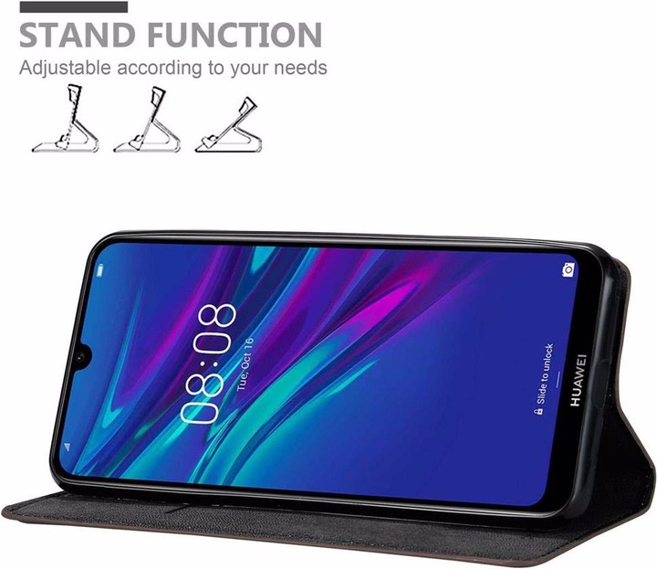 Actual product image Cadorabo Book Invisible Magnet Cover (Huawei Y6 (2019))