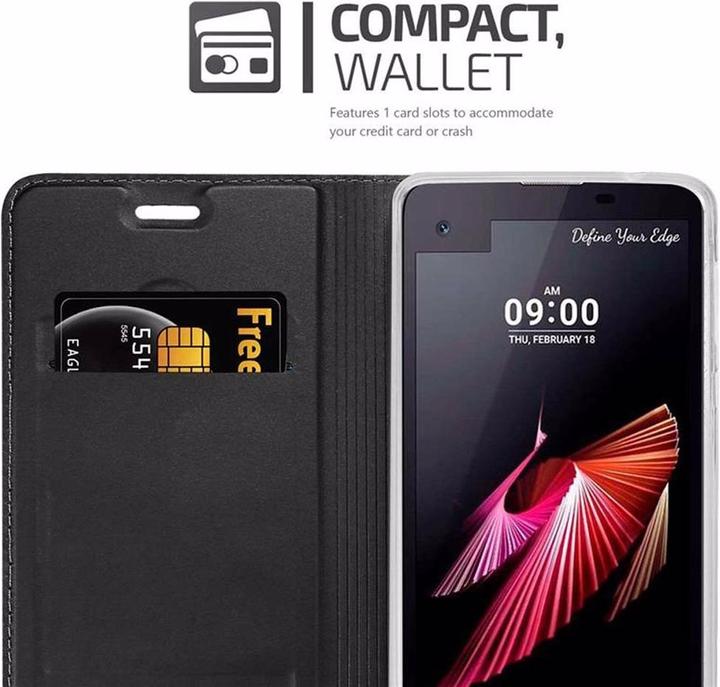 Actual product image Cadorabo Book Classy Style Cover (LG X Screen)