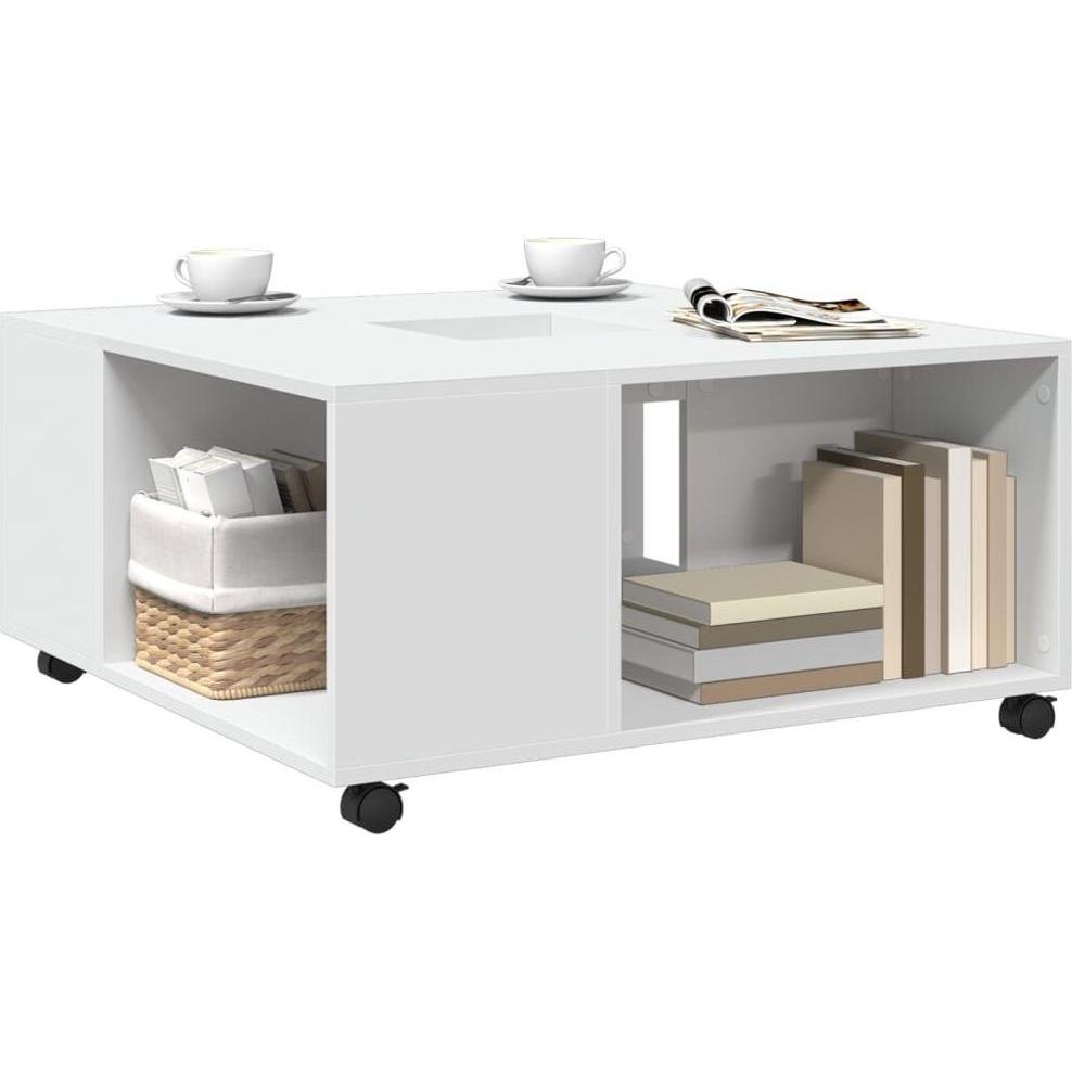 VidaXL, Couchtisch + Beistelltisch, Lisette (80 x 80 x 40 cm)