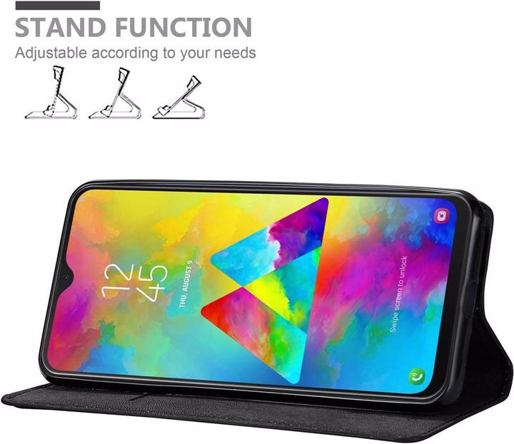 Actual product image Cadorabo Book Invisible Magnet Cover (Samsung Galaxy M20)