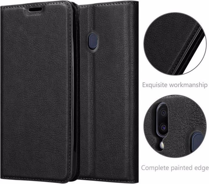 Actual product image Cadorabo Book Invisible Magnet Cover (Samsung Galaxy M20)