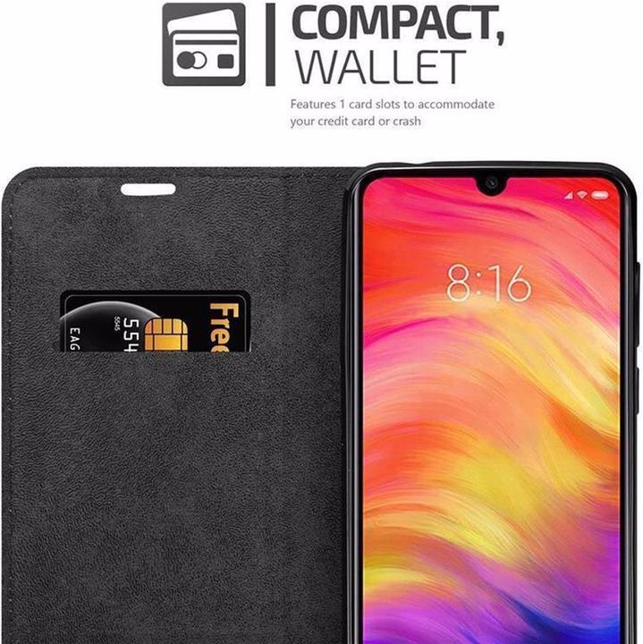 Actual product image Cadorabo Book Invisible Magnet Cover (Xiaomi Redmi Note 7)