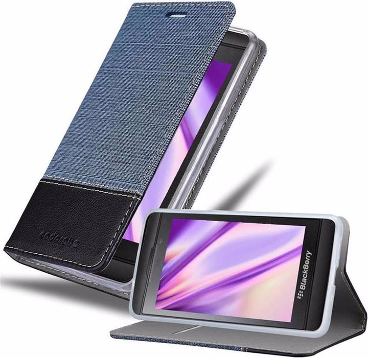 Actual product image Cadorabo Book Jeans Optics Cover (Blackberry Z10)