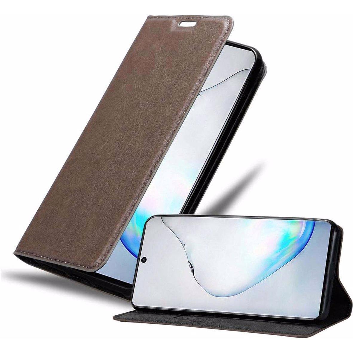 Thumbnail - Cadorabo Book Invisible Magnet Cover (Samsung Galaxy Note 10), Smartphone Hülle, Braun