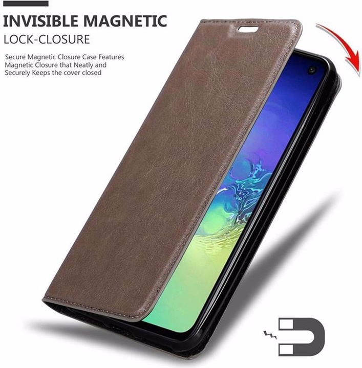 Actual product image Cadorabo Book Invisible Magnet Cover (Samsung Galaxy S10e)
