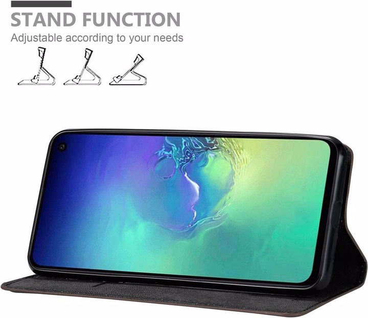 Actual product image Cadorabo Book Invisible Magnet Cover (Samsung Galaxy S10e)