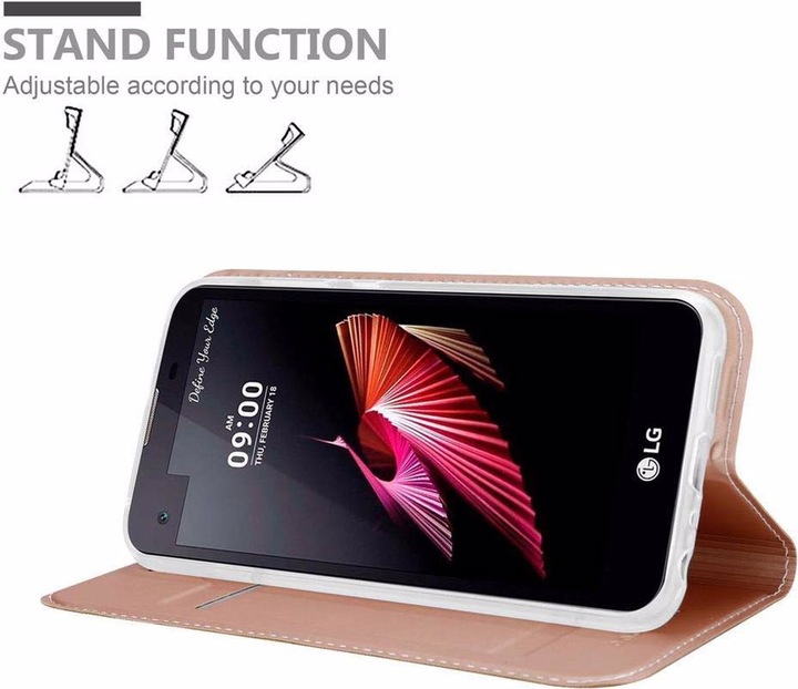 Produktbild Cadorabo Book Classy Style Cover (LG X Screen)