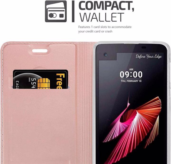Actual product image Cadorabo Book Classy Style Cover (LG X Screen)