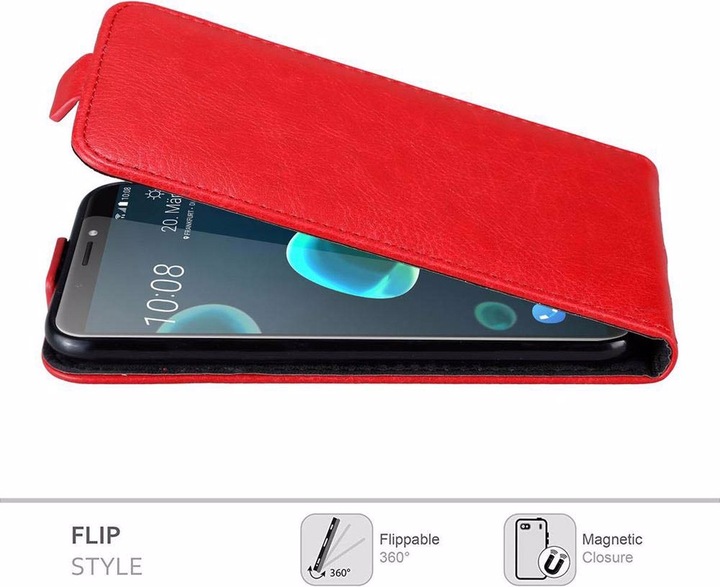 Produktbild Cadorabo Flip wie Invisible Cover (HTC Desire 12+)