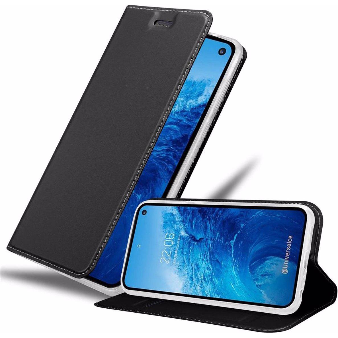 Cadorabo Book Classy Style Cover (Samsung Galaxy S10e), Smartphone Hülle, Schwarz