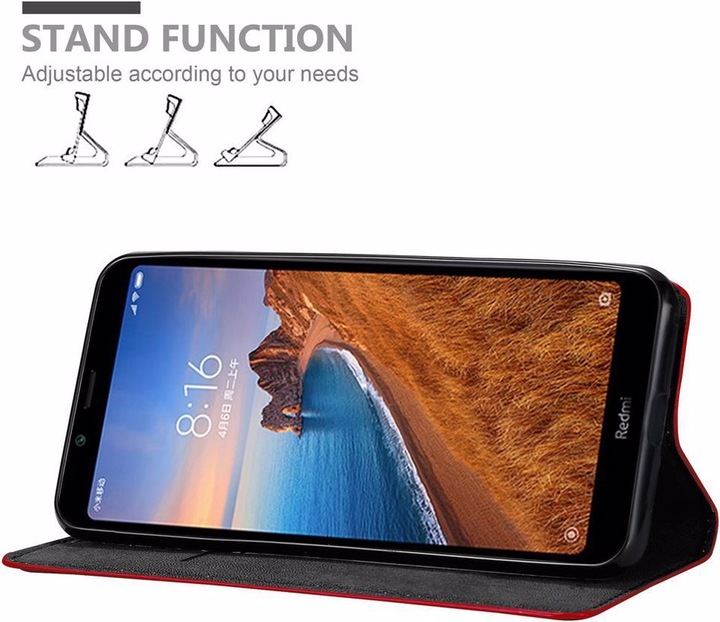 Actual product image Cadorabo Book Invisible Magnet Cover (Xiaomi Redmi 7A)