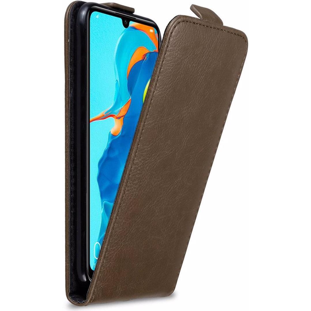 Thumbnail - Cadorabo Flip wie Invisible Cover (Huawei P30 Lite), Smartphone Hülle, Braun