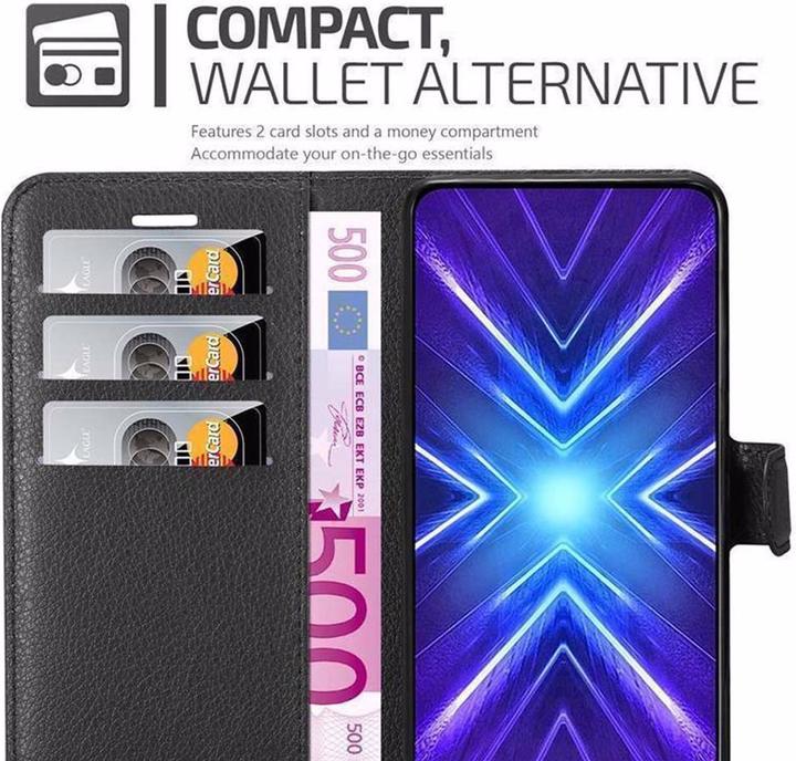Actual product image Cadorabo Book with stand function cover (Honor 9X)