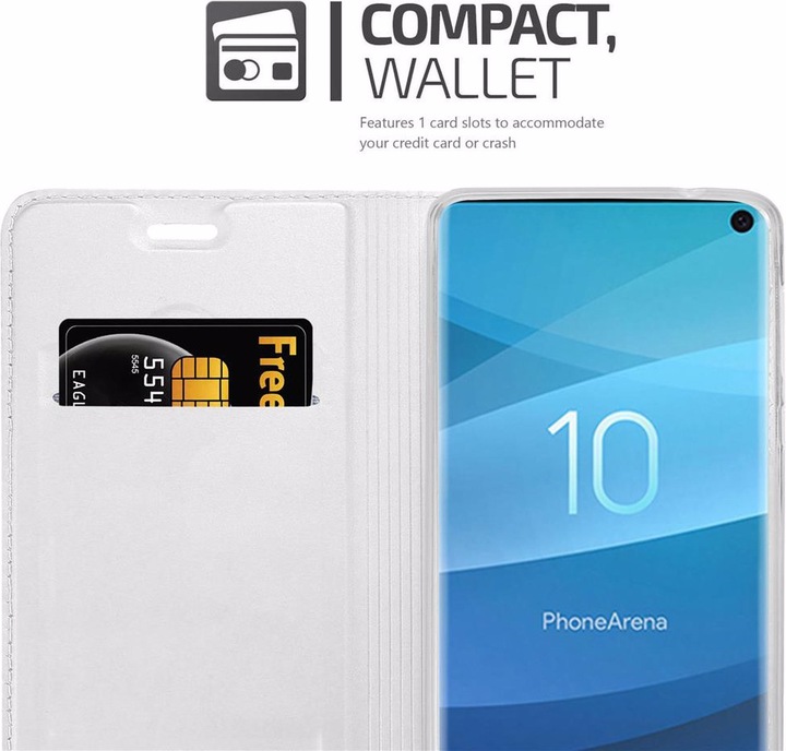 Actual product image Cadorabo Book Classy Style Cover (Samsung Galaxy S10)