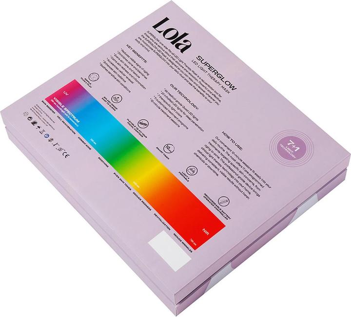 Actual product image Lola Superglow LED Light Therapy Mask