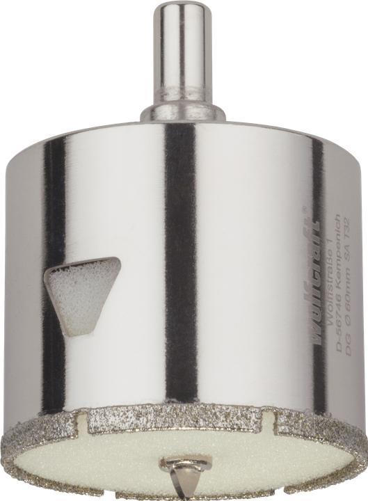 Actual product image wolfcraft 1 diamond drill bit w.shank ø60mm (60 mm)