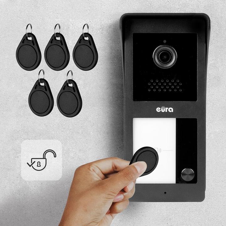 Immagine prodotto Eura 2-Draht Video Türsprechanlage VDP-49A3-2TY weiss Tuya (Cablato, WiFi)