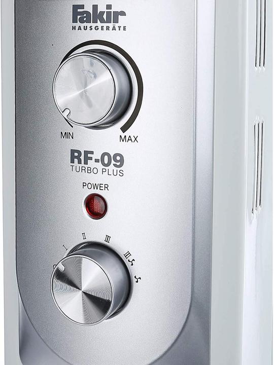 Produktbild Fakir RF 09 TURBO PLUS Öl Raumheizung Indoor Grau 2300 W (2300 W)