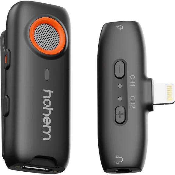Hohem MIC-01 (1TX + 1RX) - Lightning (black), Mikrofon