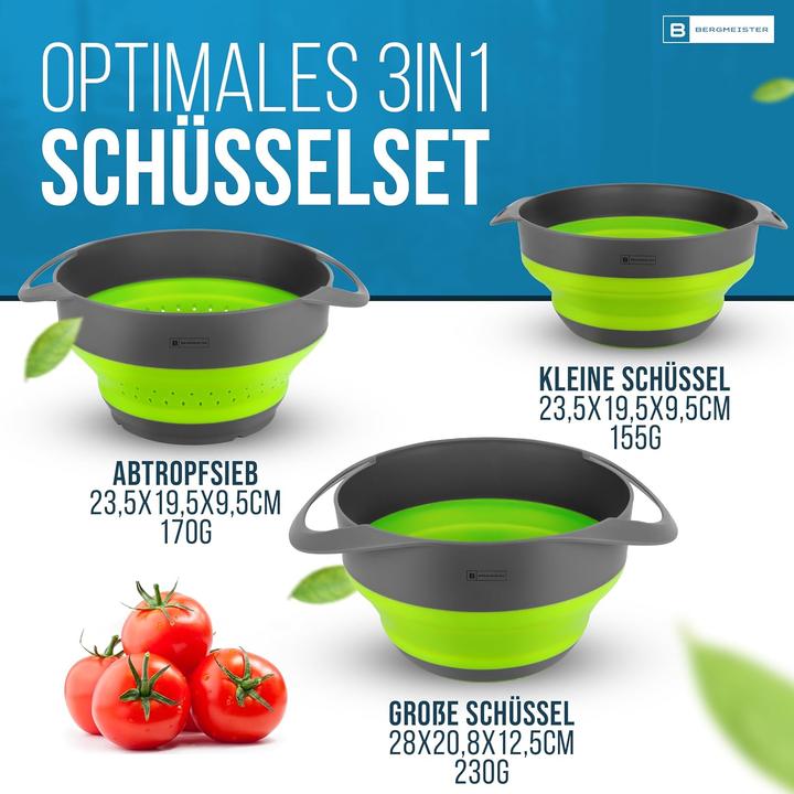 Actual product image Bergmeister Foldable bowl set