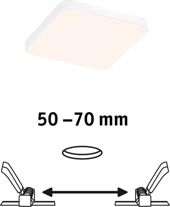 Actual product image Paulmann Veluna VariFit Edge installation panel (700 lm)