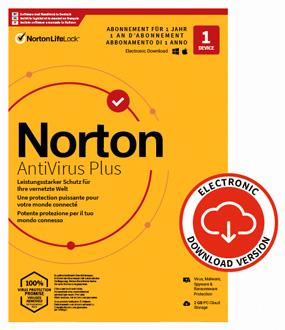 Produktbild Norton Antivirus Plus (1 Device, 2GB) (1 User, 1 Geräte/User, 12 Monate)