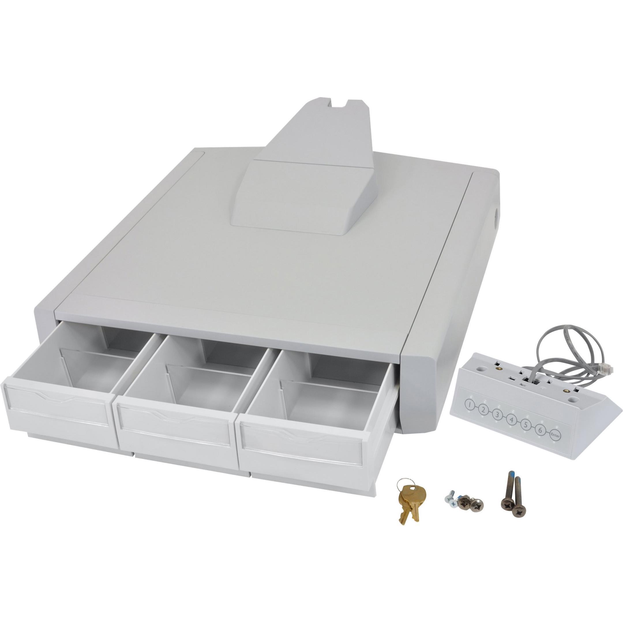 Ergotron, Kasse, SV43 Primary Triple Drawer for LCD Cart - Montagekomponente (Auszugsmodul)