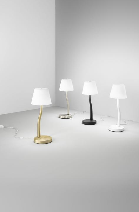 Productafbeelding Fabas Luce LED tafellamp Ibla Ø120mm 9W Warm wit Dimbaar (750 lm)