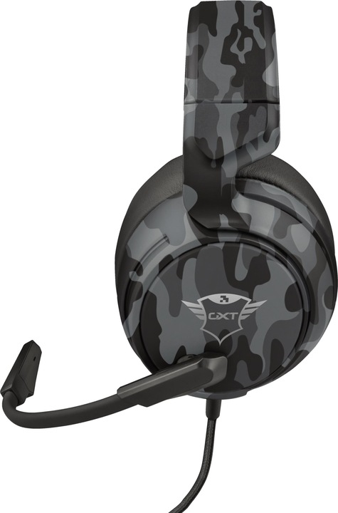 Actual product image Trust GXT 433K Pylo Multiplatform Gaming Headset - Camo Black (Cable)