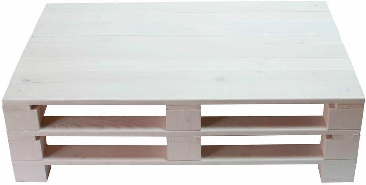 Image du produit Cocon Table à palettes Blanc, 120 x 50 x 80