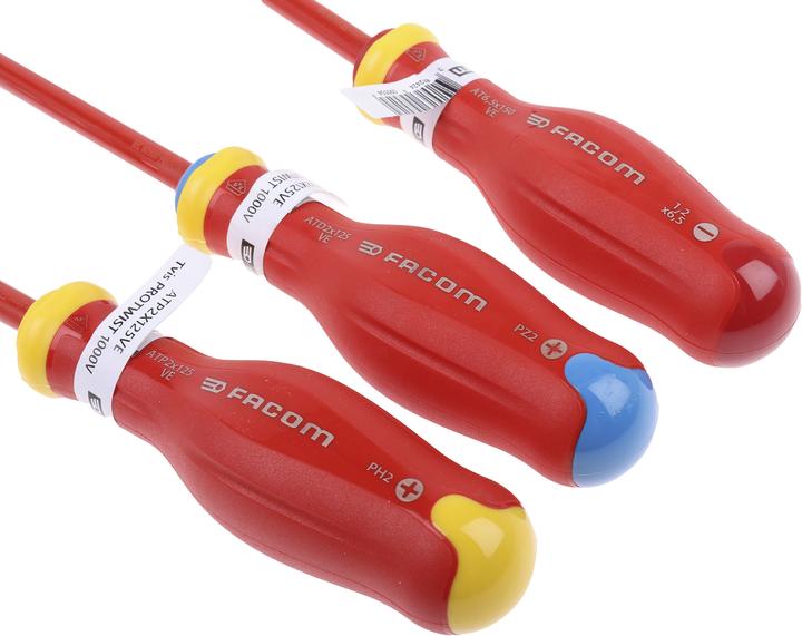 Produktbild Facom Protwist1000V Screwdriver 8pc Set (Schlitz)