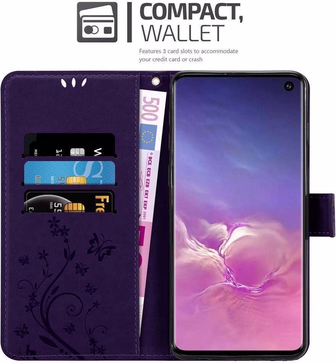 Produktbild Cadorabo Flower Book Cover (Samsung Galaxy S10 5G)